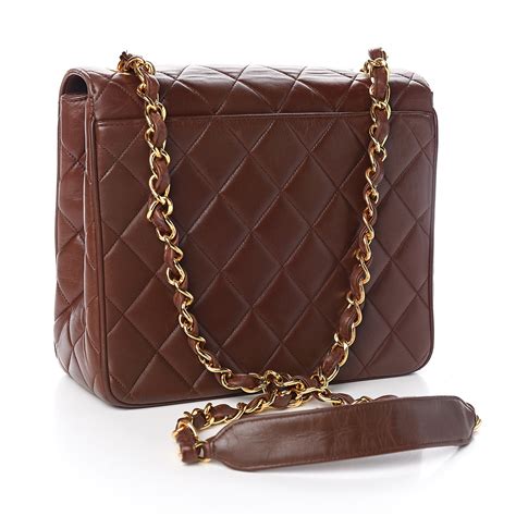 brown Chanel bag